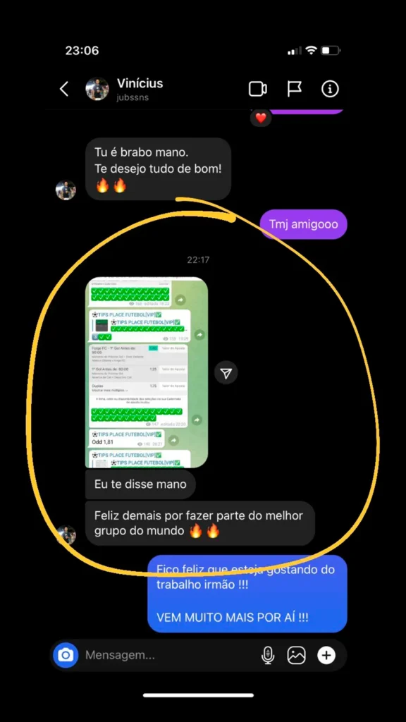 Resultados do Vinicius